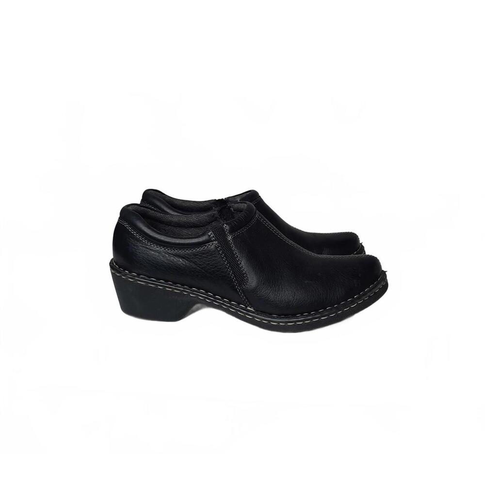 Eastland Amore Women's Black Leather Slip-On Shoes Size 11W
